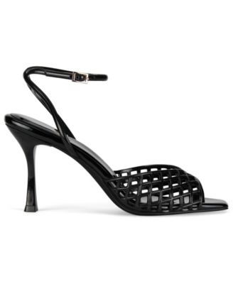 Women's Lattix Caged Jelly Mid-Heel Dress Sandals