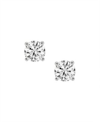 Diamond Stud Earrings (7/8 ct. t.w.) in 14k White Gold