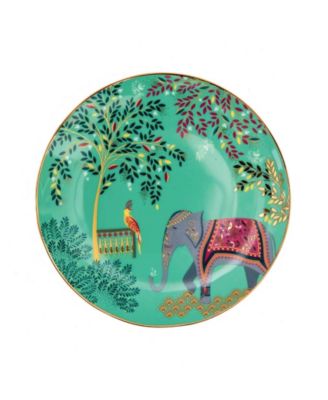 Sara Miller India Cake Plates, Set of 4