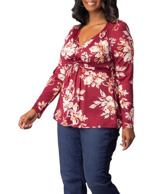Plus Size Abigail Long Sleeve Twist Top