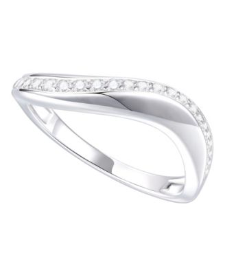 Macy's - Diamond (1/4 ct. t.w.) Ring in Sterling Silver