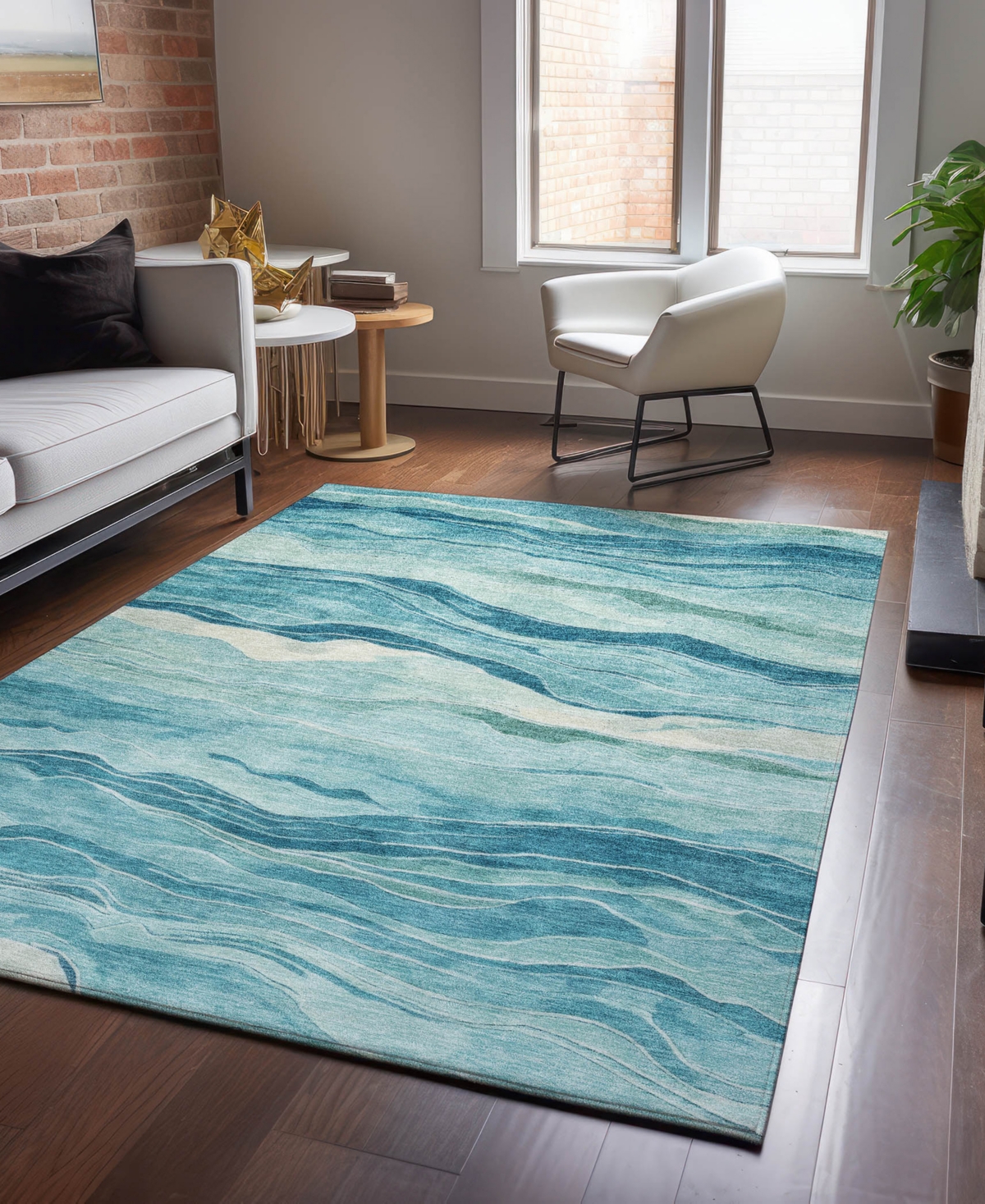 Dalyn Pacifica Pa6 10'x14' Area Rug In Blue