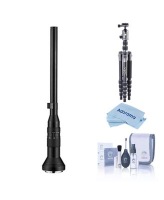 Laowa 24mm f/14 2x Macro Probe Lens for Sony FE, Bundle with Vanguard VEO 3 GO 235AB Al Travel Tripod with T-50 Ball Head, Cleaning Kit