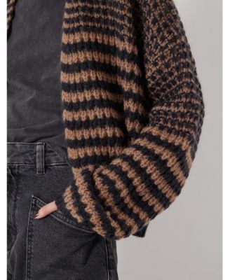 Women's Skye Wool Blend Stripe Cardigan