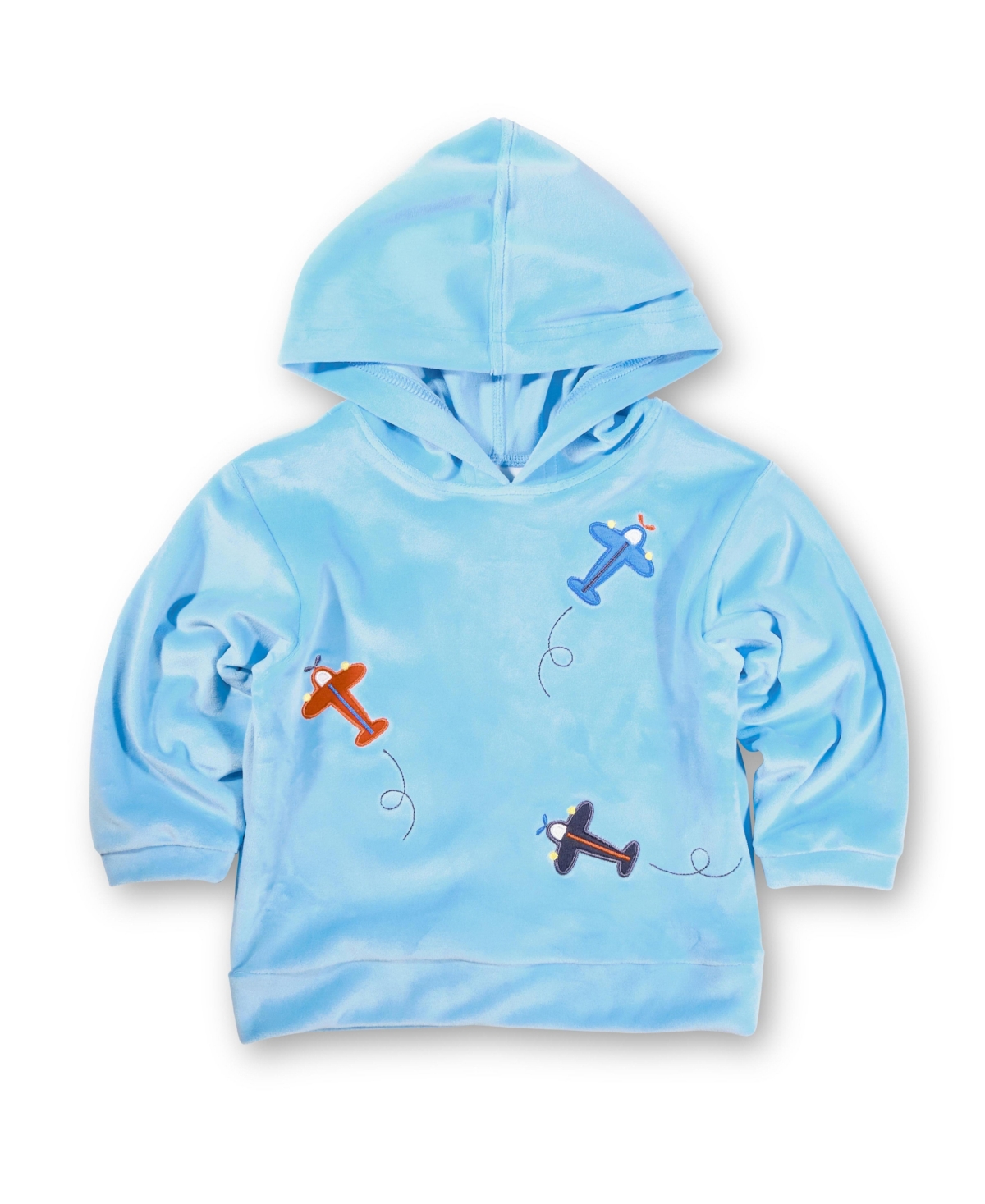 Florence Eiseman Baby Boys Sweatshirts Velour Hoodie With Airplanes