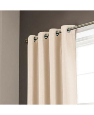 Lydia Matte Embossed One Blackout Panel - 52"x84", Beige