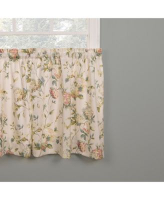 Abigail Design Printed Room Darkening Window Rod Pocket Pair Set With 2 Tiers - 2-Piece - 56x36", Multi