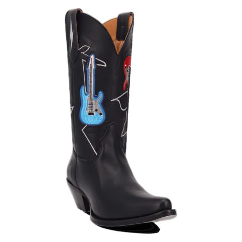 Женские ботинки Dingo Jukebox Leather Boot, цвет: Чёрный