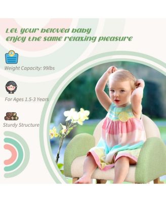 Kids Sofa, Rocking Toddler Sofa Chair, Gift for 18-36 Months,