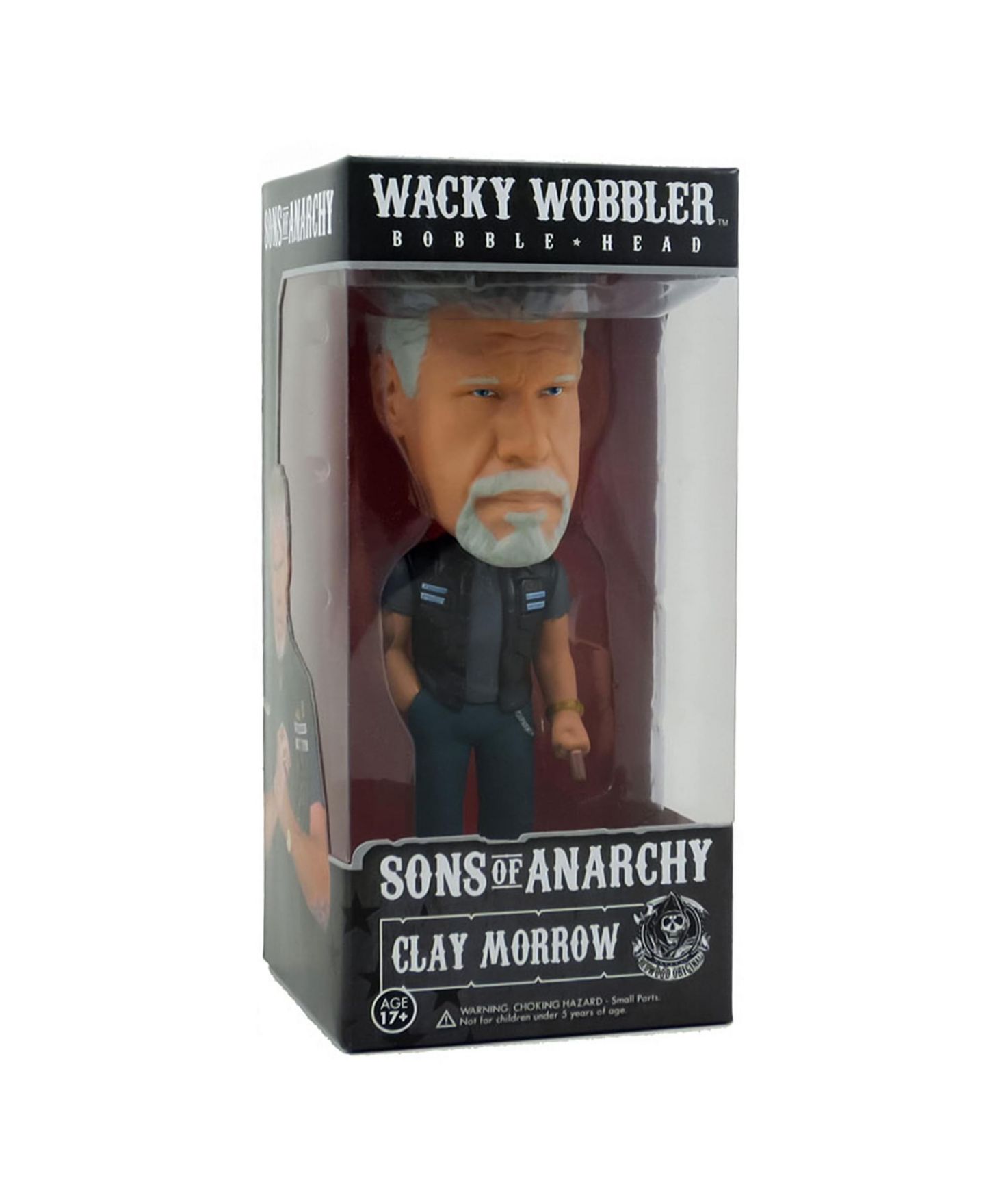 Детские фигурки Funko Sons Of Anarchy Clay Morrow Wacky Wobbler Bobble Head, цвет: Open Miscellaneous — фото 2