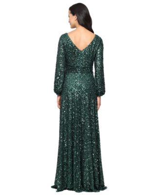 Women's Long Sequin Detail Gown