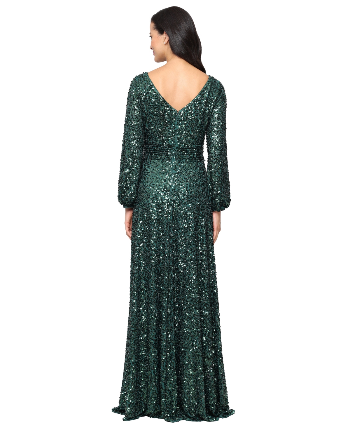 Alex Evenings Women's Long Sequin Detail Gown