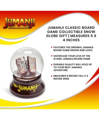 Jumanji Classic Board Game Collectible Snow Globe Gift | Measures 5 x 4 Inches