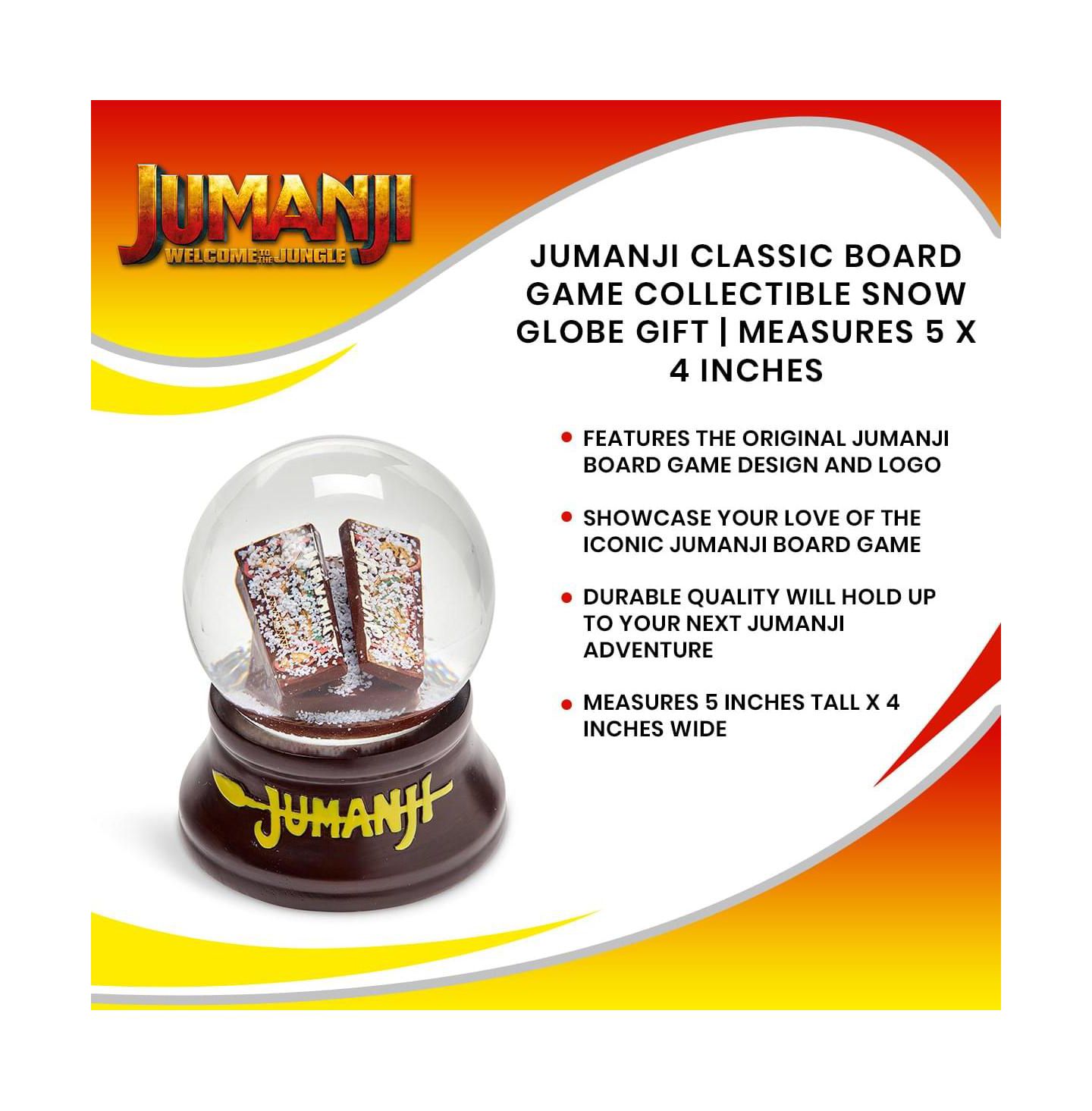 Детские фигурки Surreal Entertainment Jumanji Collectible 5" Snow Globe, 14 Years & Up, цвет: Коричневый — фото 4