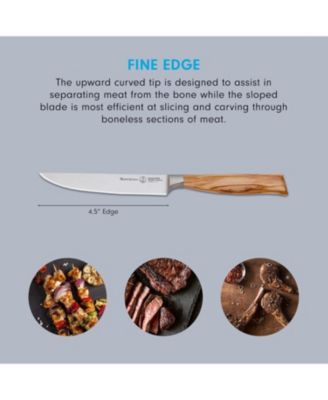 Oliva Elite Fine-Edge Steak Knife Set / 4 Pc.