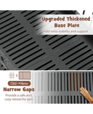 48 Inch Foldable Heavy-Duty Metal Dog Cage with Lockable Rolling Casters and Tray-48 inches