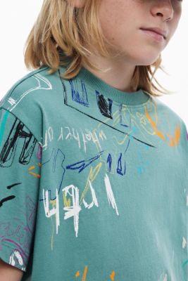 Boys Boys's Short-sleeve T-shirt with doodles