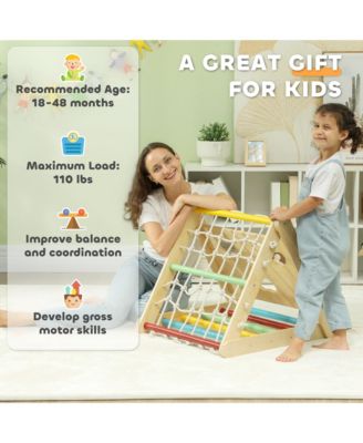 5 in 1 Pikler Triangle Set with Slide & bags for 18-48 Months