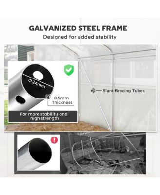 13' x 10' Hoop House with Large Windows Tunnel house,