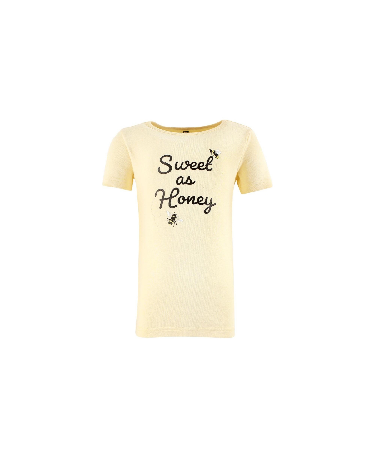 Hudson Baby Infant Girls Cotton Pajama Set, Sweet As Honey, 6 Years