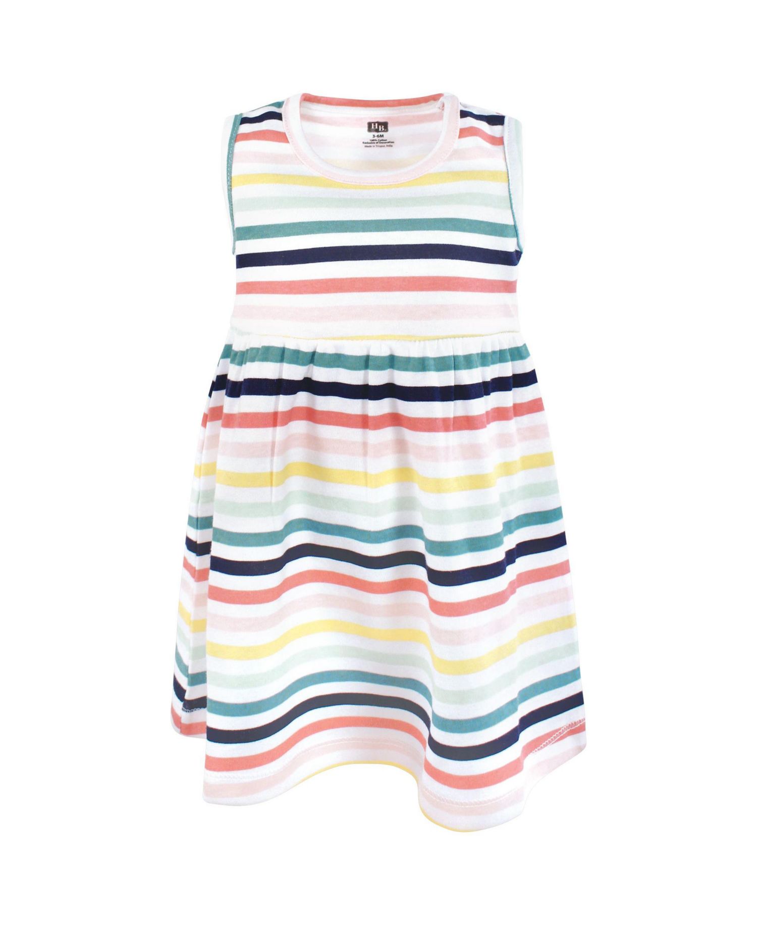 Baby Girls Hudson 0-24M Cotton Dress and Cardigan Set, Sunset Stripe