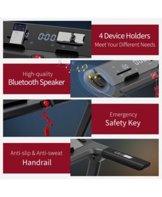 3.75HP Folding Treadmill with APP and 12 Preset Programs