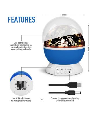 LED Night Light Projector