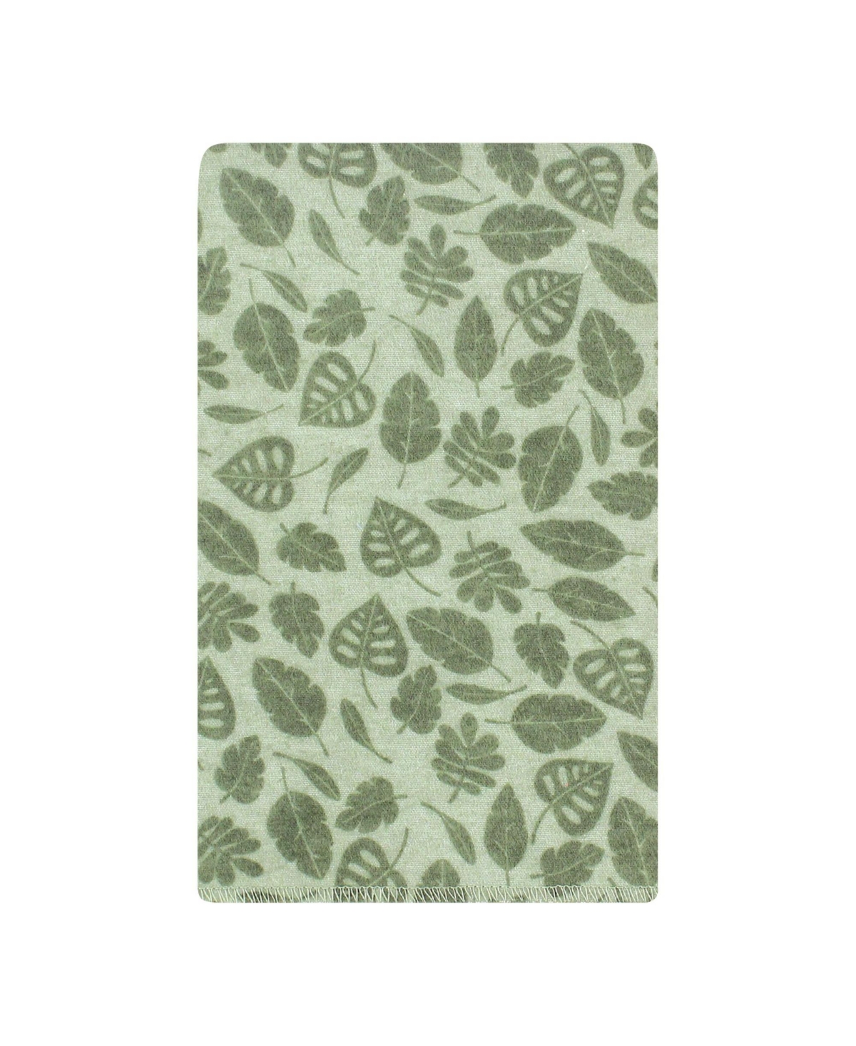 Hudson Baby Cotton Flannel Burp Cloths 10-Pack, Wild Leaf Safari, One Size