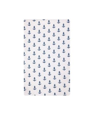 Cotton Flannel Burp Cloths 12-Pack Bundle, Sea Friends