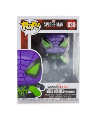 Marvel Spider-Man Funko POP Vinyl Figure | Miles Morales Purple Reign Suit