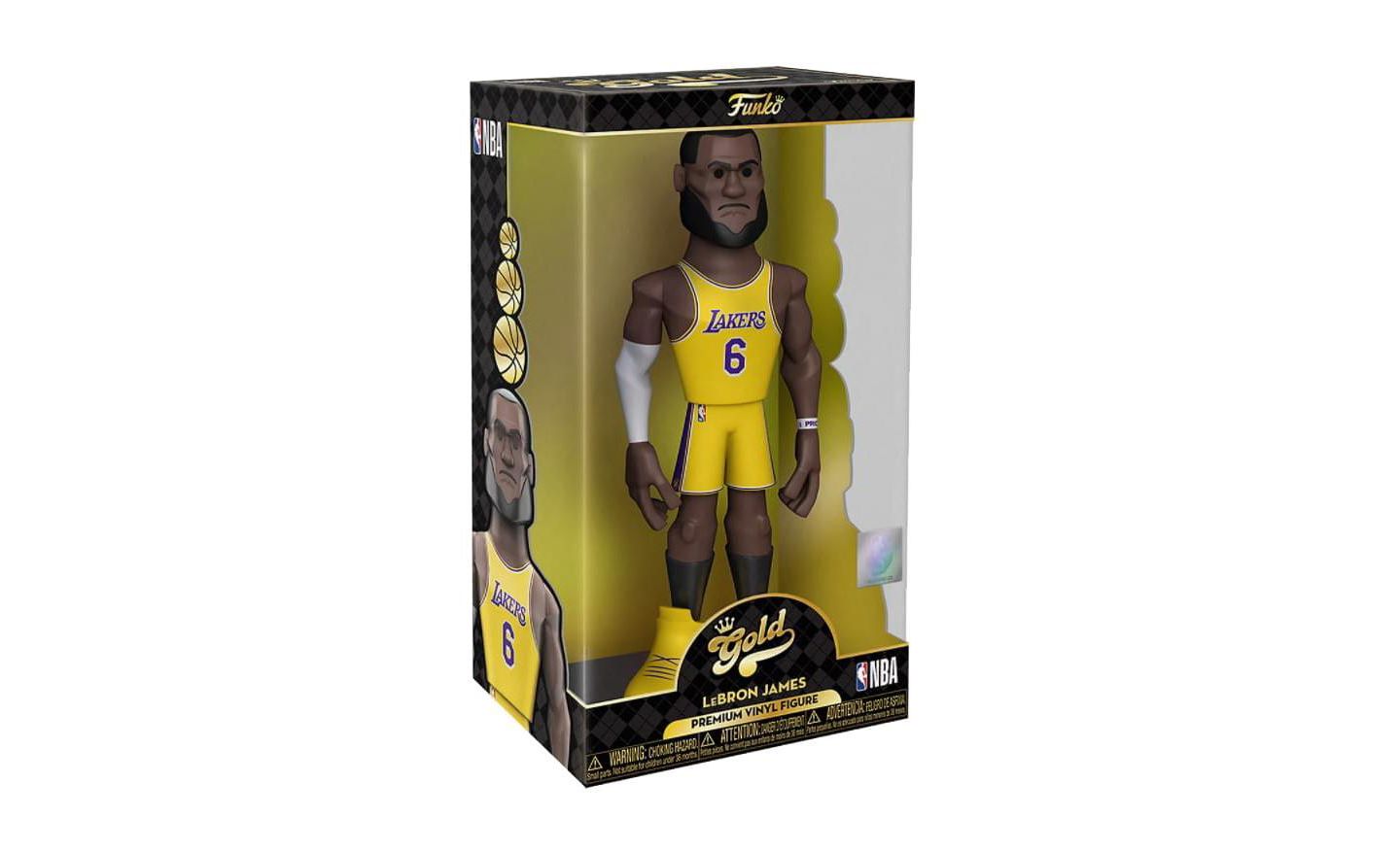 Детская фигурка Funko Gold LeBron James LA Lakers 12" Vinyl Figure, Ages 3+ — фото 3