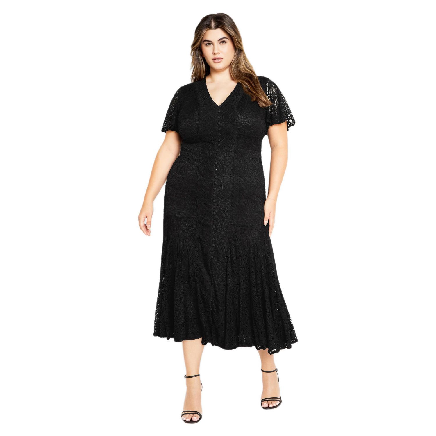 Plus Size Lace Christa Dress