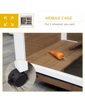 Small Rabbit Cage, Desk and Side Table Sized, Waterproof