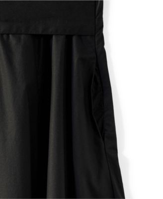 Women's Poplin Midi Wrap Front Dress