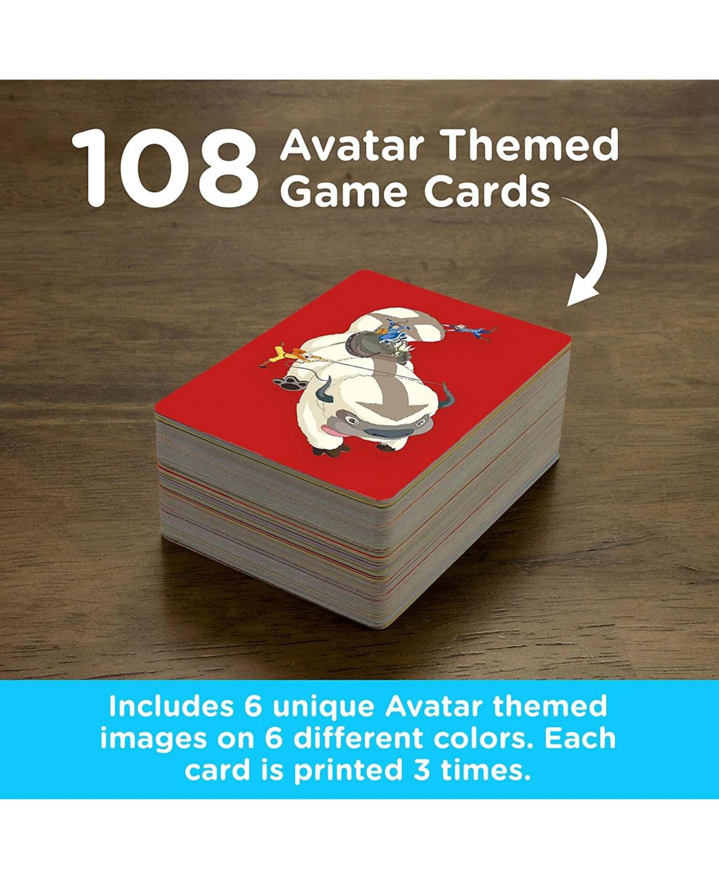 Карточная игра NMR Distribution «Аватар: Легенда об Аанге» Memory Master, 108 карт — фото 4