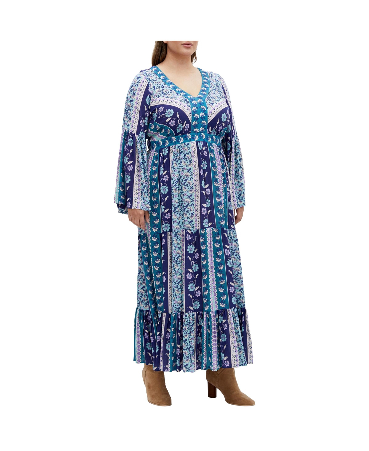 City Chic Women's Earth Angel Maxi Dress