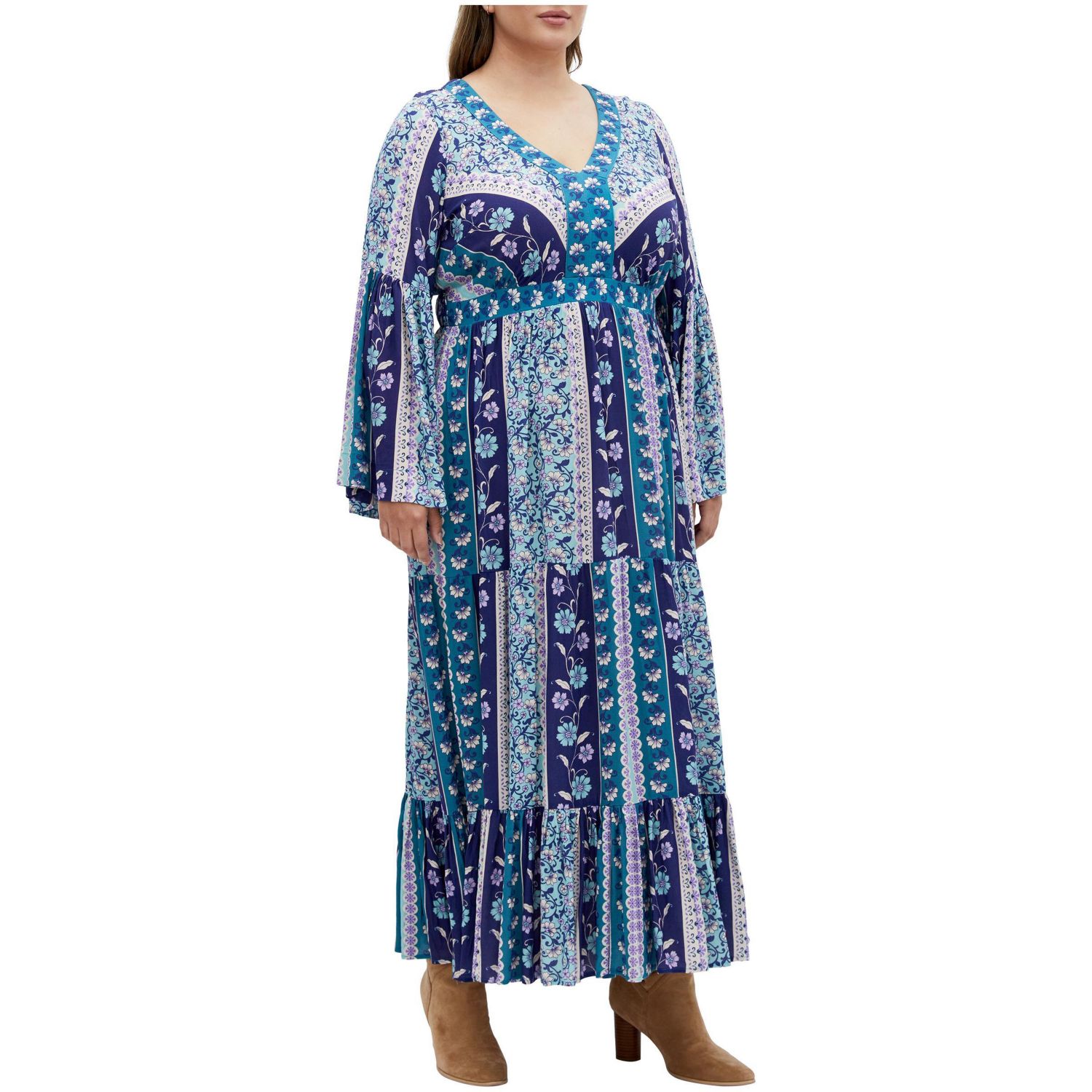 Plus Size Earth Angel Maxi Dress