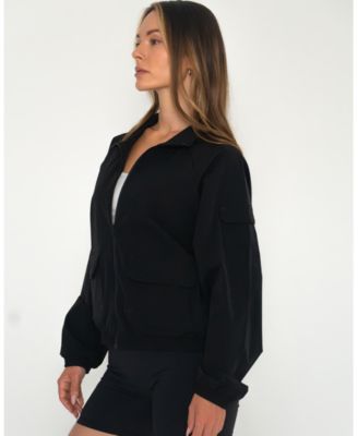 Women's Cargo Nylon Windbreaker Jacket