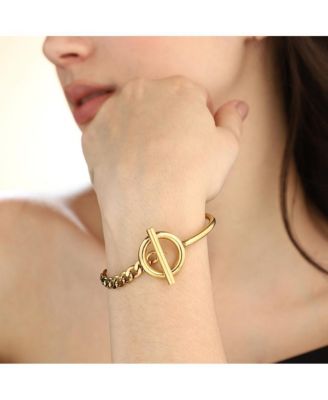 Women's The Interlock-Bar Chain Bracelet - California Gold
