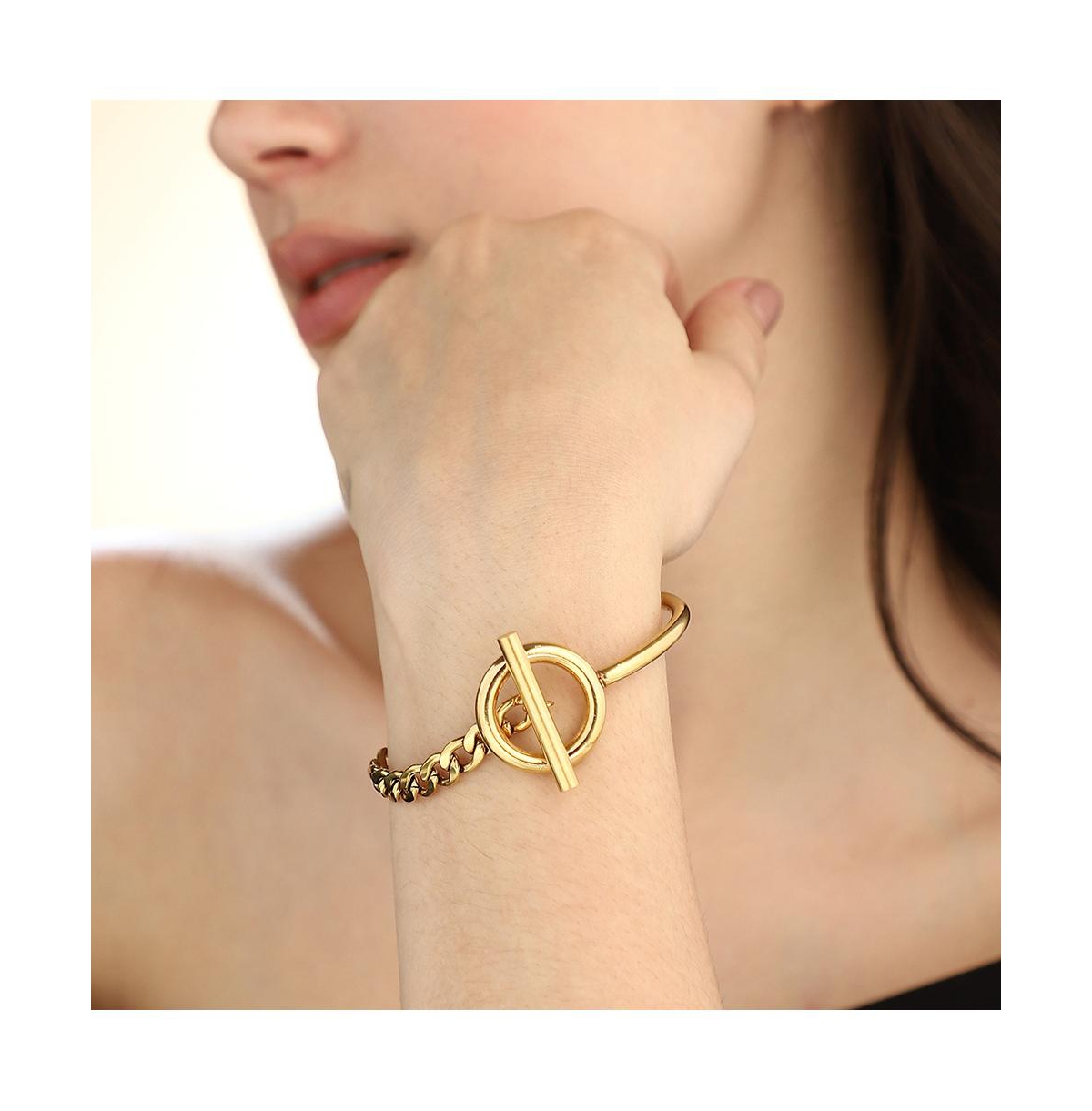 Women's The Interlock-Bar Chain Bracelet - California Gold