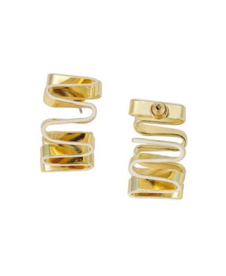 Women's The Enamel-Coil Hoop Earrings