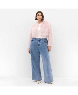 Women's Angelica Faux Fur Crop Jacket