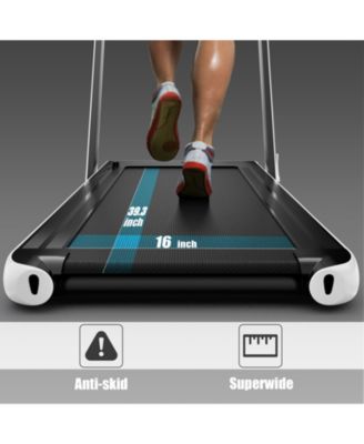 2.25HP 2 in 1 Folding Treadmill with APP Speaker Remote Control