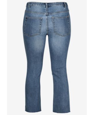 Women's Crop Bootcut Jeans
