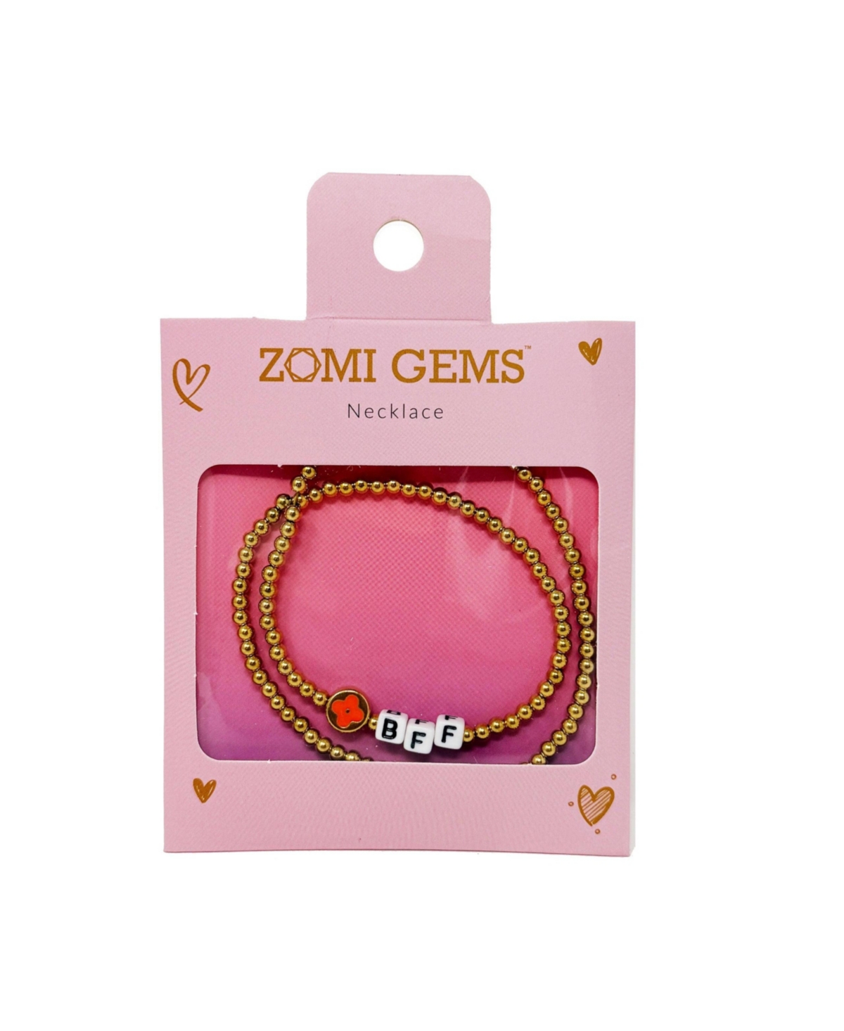 Zomi Gems Girls Beaded Bff Necklace