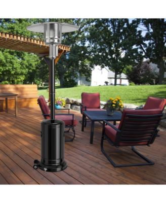50000 BTU Stainless Steel Propane Patio Heater with Trip over Protection