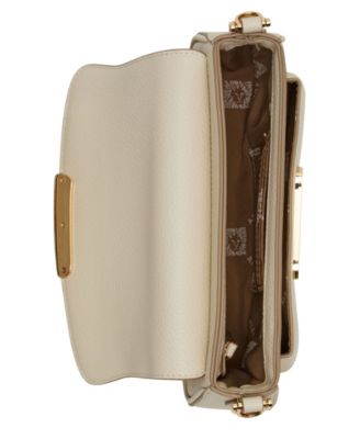 Sculpted Plaque East West Small Shoulder Bag