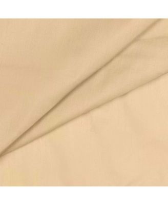 Stacey Solid Color Window 3" Rod Pocket High Quality Fabric Lined Swag Set 126"x63" Almond