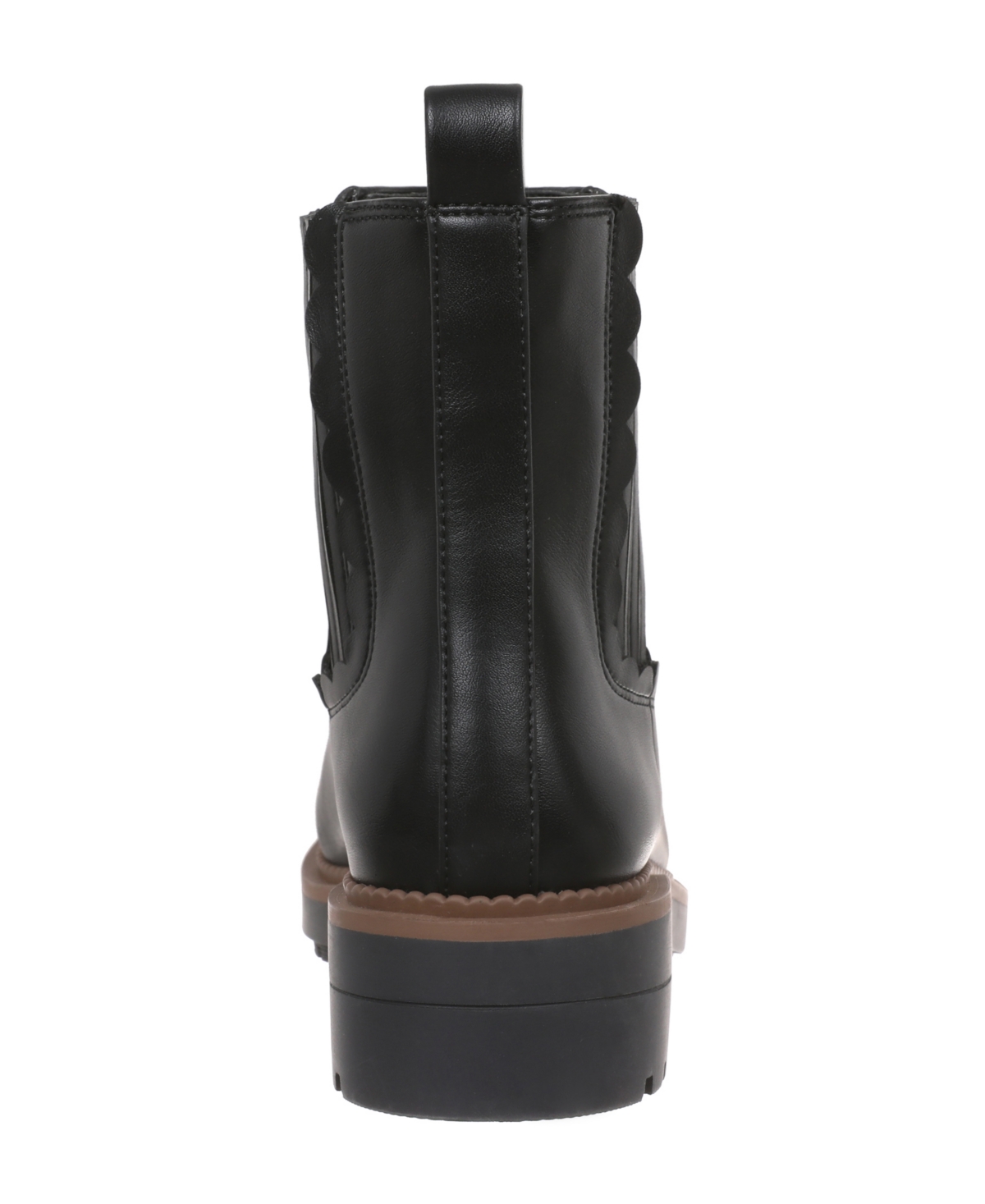 On 34th Women's Solanaa Lug Round Toe Booties, Macy's Exclusive In Black