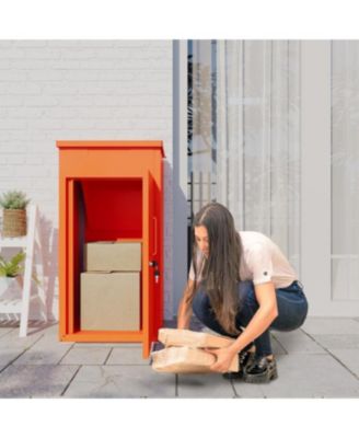 Lockable Package Drop Box for Outside